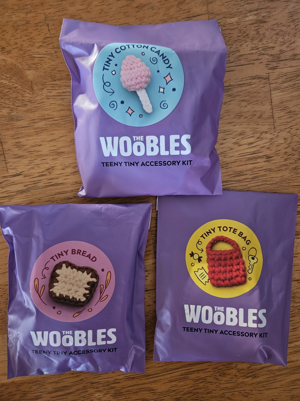 The Woobles - Teeny Tiny Toast, Cotton Candy, Tote Bag